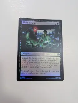 MTG - Risky Research (Foil) - Marvel's Spider-Man NM/M Condition - Image 1