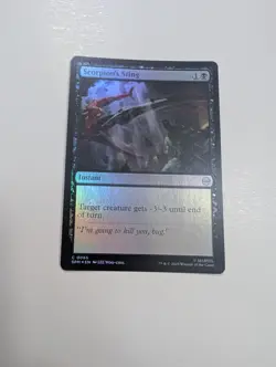 MTG - Scorpion's Stings (Foil) - Marvel's Spider-Man NM/M Condition - Image 1