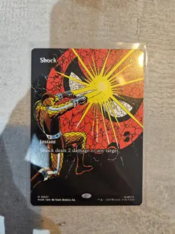 MTG Marvel Universe Eternal-Legal Shock Borderless 0027 NM Mythic - Image 1