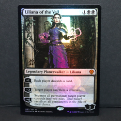 Liliana of the Veil - Foil Prerelease Promo - MTG Dominaria United - LP / NM - Image 1