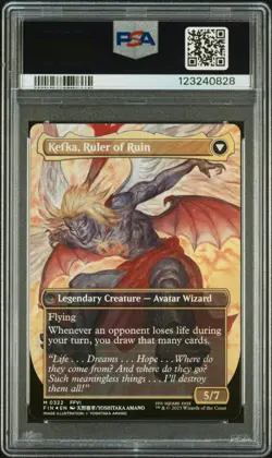 PSA 10 MTG FINAL FANTASY FOIL #0322 KEFKA, COURT MAGE/KEFKA, RULER OF RUIN 2025 - Image 2