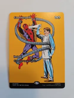 Counterspell Borderless Spider-Man Marvel Universe (MAR) MTG - Image 1