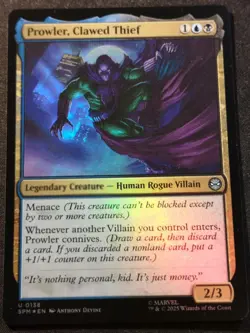 Prowler, Clawed Thief - Foil - SPM - MTG - EN - NM - 0138 - Image 1