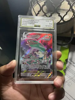 PSA 10 GEM MINT - Rayquaza VMAX #TG20 Pokemon TCG Silver Tempest - Image 3