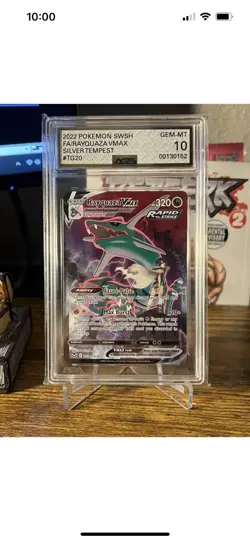 PSA 10 GEM MINT - Rayquaza VMAX #TG20 Pokemon TCG Silver Tempest - Image 4