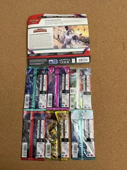 Pokemon TCG 3 Pack Paldea Evolved, 6x JPN Packs, Sealed - Image 2