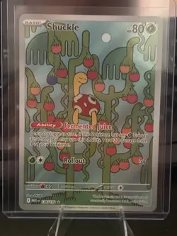 Pokemon TCG Shuckle Illustration Rare 136/132 Mega Evolution IR NM English - Image 1