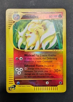 Pokemon Ninetales 57/165 Reverse Holo Expedition (EX) Rare E-Reader Vintage WOTC - Image 2