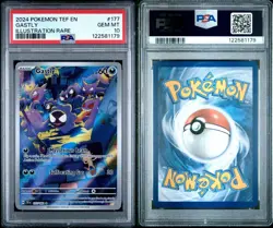 Pokemon Gastly Temporal Forces Illustration Rare #177 PSA 10 Gem Mint - Image 3