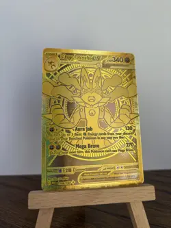 Pokemon MEGA LUCARIO EX 188/132 Mega Evolution GOLD SECRET RARE - PACK FRESH - Image 4