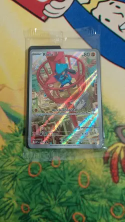 Sealed Riolu Pokemon Center Stamped 010 Mega Evolution Promo - Image 1