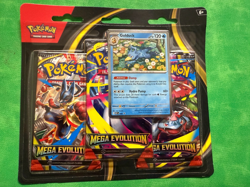 Pokemon TCG Mega Evolution 3 Pack Blister - Golduck - Image 1