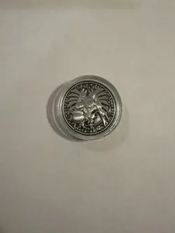 YuGiOh Official YCS Pre-Reg Coin Silver | E.H Shining Wingman | Konami - Image 1