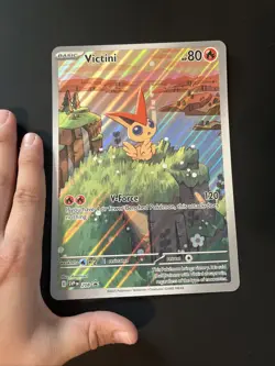 Pokemon TCG Victini Full Art Holo Black Star Promo Card 208 - Image 3