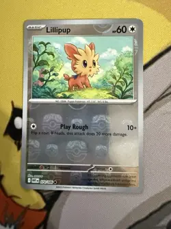 Lillipup 074/086 White Flare Master Ball Pattern Pokemon Card - Image 1