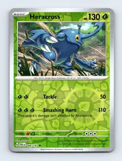 Heracross - 006/193 SV02: Paldea Evolved Reverse Holo Near Mint Pokemon Card - Image 1