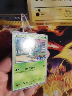 Pokemon Karte Card Snivy Serpifeu BW Promo Game Workbook Black White japanese LP - Image 3