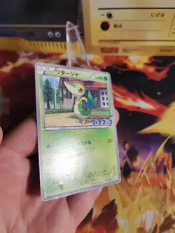 Pokemon Karte Card Snivy Serpifeu BW Promo Game Workbook Black White japanese LP - Image 5