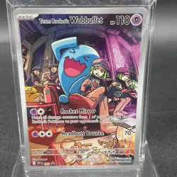 Team Rocket's Wobbuffet 203 Sv: Scarlet & Violet Promo Cards Holo Pack Fresh NM - Image 1