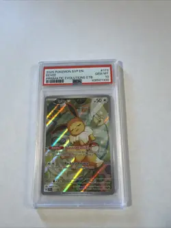 PSA 10 2025 Eevee 173 SVP Prismatic Evolutions ETB Promo Pokemon Card GEM MINT - Image 1