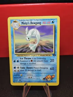 Pokemon TCG Dewgong Gym Challenge Misty's Card 54/132 Regular NM Condition - Image 1
