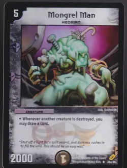 DM-04 26a/46 Mongrel Man Foil Duel Masters Trading Card TCG - Image 1