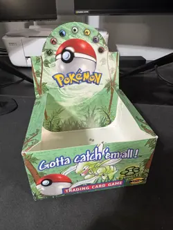 Vintage WOTC Pokemon EMPTY JUNGLE Booster Box - No Packs/Cards - Image 1