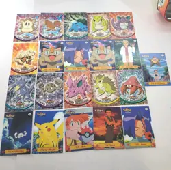 Vintage Pokemon TOPPS TV Animation Edition 56 card lot In Original Tin 7 Chrome - Image 4