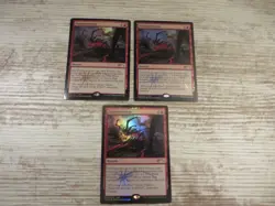 3x FOIL Incendiary Flow - FNM Promos - NM - German - MTG - Image 1