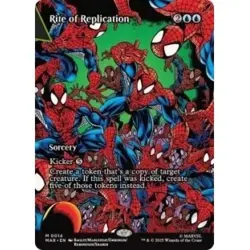 Rite of Replication - Borderless - MtG Spider-Man - NM - Image 1