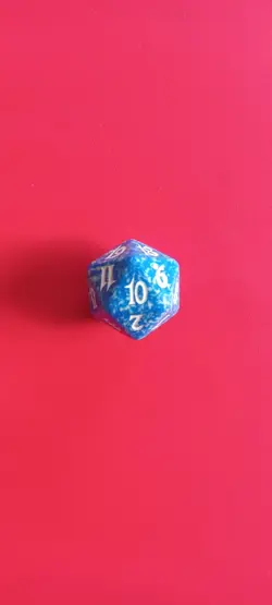 Future Sight Spindown Life Counter D20 Dice MTG Magic the Gathering Blue - Image 4