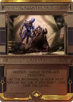 1x Slaughter Pact - Foil Light Play MTG Magic - Kid Icarus - - Image 1