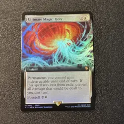 MTG Ultimate Magic: Holy 110 Extended Art Foil Rare Final Fantasy FIC - Image 1