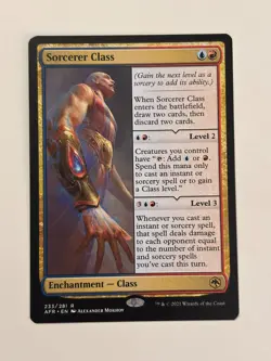 Sorcerer Class Adventures in the Forgotten Realms Magic the Gathering MTG - Image 1