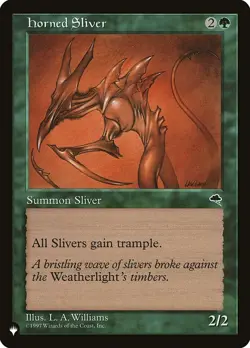 Sliver Hivelord (The List) + Free Copy of Horned Sliver - Near Mint - Image 3