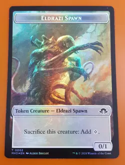 1x Eldrazi Spawn & Kraken (0011) | FOIL TOKEN | Modern Horizons 3 | MTG Magic - Image 1