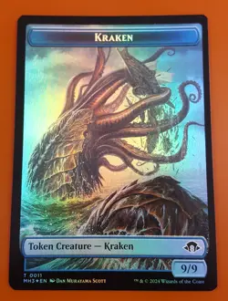 1x Eldrazi Spawn & Kraken (0011) | FOIL TOKEN | Modern Horizons 3 | MTG Magic - Image 2