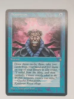 Brainstorm - Ice Age (ICE) - #61 - Magic: The Gathering - MTG - NM - Image 1