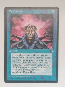 Brainstorm - Ice Age (ICE) - #61 - Magic: The Gathering - MTG - NM - Image 3