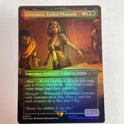 Cleopatra, Exiled Pharaoh (Borderless) Assassin's Creed Foil Mythic #119 - Image 1