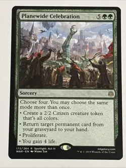 MTG War of the Spark Planewide Celebration 172/264 NM Rare - Image 1