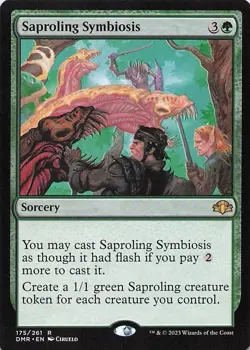 Saproling Symbiosis Dominaria Remastered Regular - Image 1
