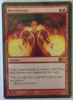 MTG Reverberate Magic 2011 M11 Rare Copy Instant or Sorcery Spell Unplayed NM - Image 1