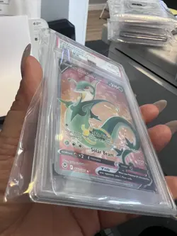 Pokemon TCG Serperior V (Full Art) Silver Tempest 170/195 Holo Ultra Rare PSA 10 - Image 3