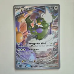 Tornadus SVP 210 White Flare Black Star Promo Full Art Illustration Rare Pokemon - Image 1