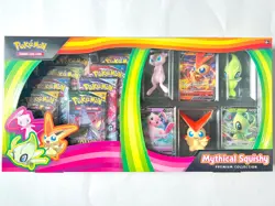 Mythical Squishy Premium Collection w/ Evolving Skies Pokemon New Factory Sealed - Image 1