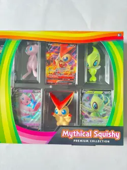 Mythical Squishy Premium Collection w/ Evolving Skies Pokemon New Factory Sealed - Image 3