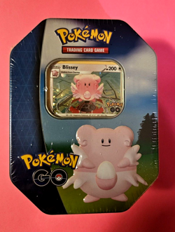 Pokemon GO Tin (Blissey) Factory Sealed Tin, Undamaged Mint & boxed shipping! 820650851520 - Image 1