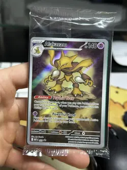Alakazam 009 Black Star Promo 2025 Pokemon Mega Evolutions ETB Promo SEALED - Image 1