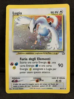 Lugia 9/111 Neo Genesis ITA Unlimited Holo Pokemon TCG PL - Image 1